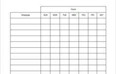 19 Daily Work Schedule Templates Samples Docs PDF