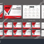 20 Table Calendar 2021 Design Free Download Printable
