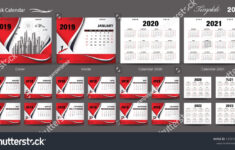 20 Table Calendar 2021 Design Free Download Printable