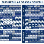2015 New York Yankees Printable Schedule Yankees New