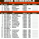 2018 19 Cleveland Browns Printable Schedule Cleveland