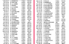 2018 2019 San Antonio Spurs Printable Schedule Cody Box