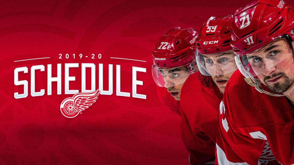 2019 20 Regular Season Schedule Announced NHL