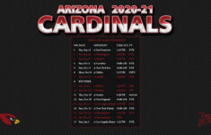 2020 2021 Arizona Cardinals Wallpaper Schedule