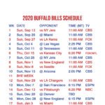 2020 2021 Buffalo Bills Lock Screen Schedule For IPhone 6