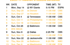 2020 2021 Pittsburgh Steelers Lock Screen Schedule For