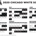 2020 Chicago White Sox Schedule Chicago White Sox The