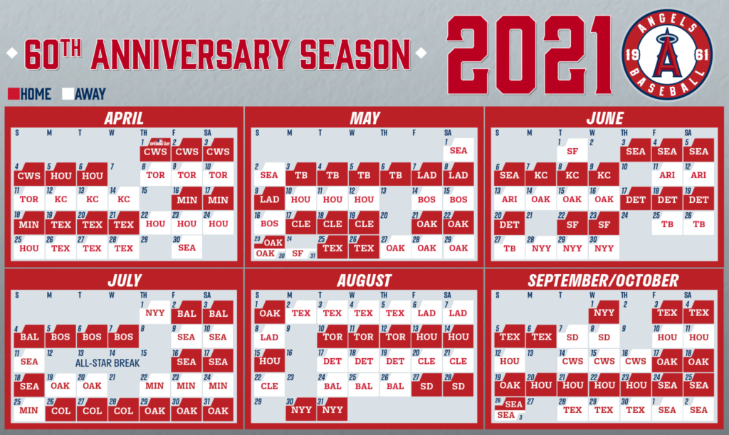 2021 Baseball Calendar 2022 Calendar