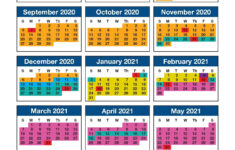 2021 Pay Calendars Printable Calendar Template 2020