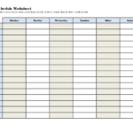 5 Best Images Of Printable Blank Class Schedule Weekly