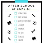 After School Schedule For Kids After School Schedule