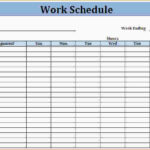 Blank Employee Schedule Charlotte Clergy Coalition