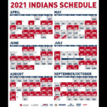 Cleveland Indians Unveil 2021 Schedule Open April 1 At