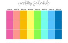 Daily Block Schedule Printable