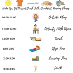 Daily Summer Schedule For Kids Free Printable Kids