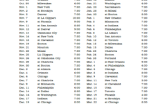 Detroit Pistons Printable Schedule That Are Impeccable