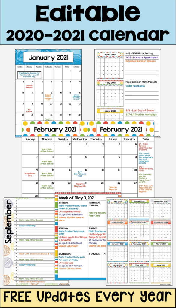 Editable Editable 2021 Calendar Editable Free Calendar