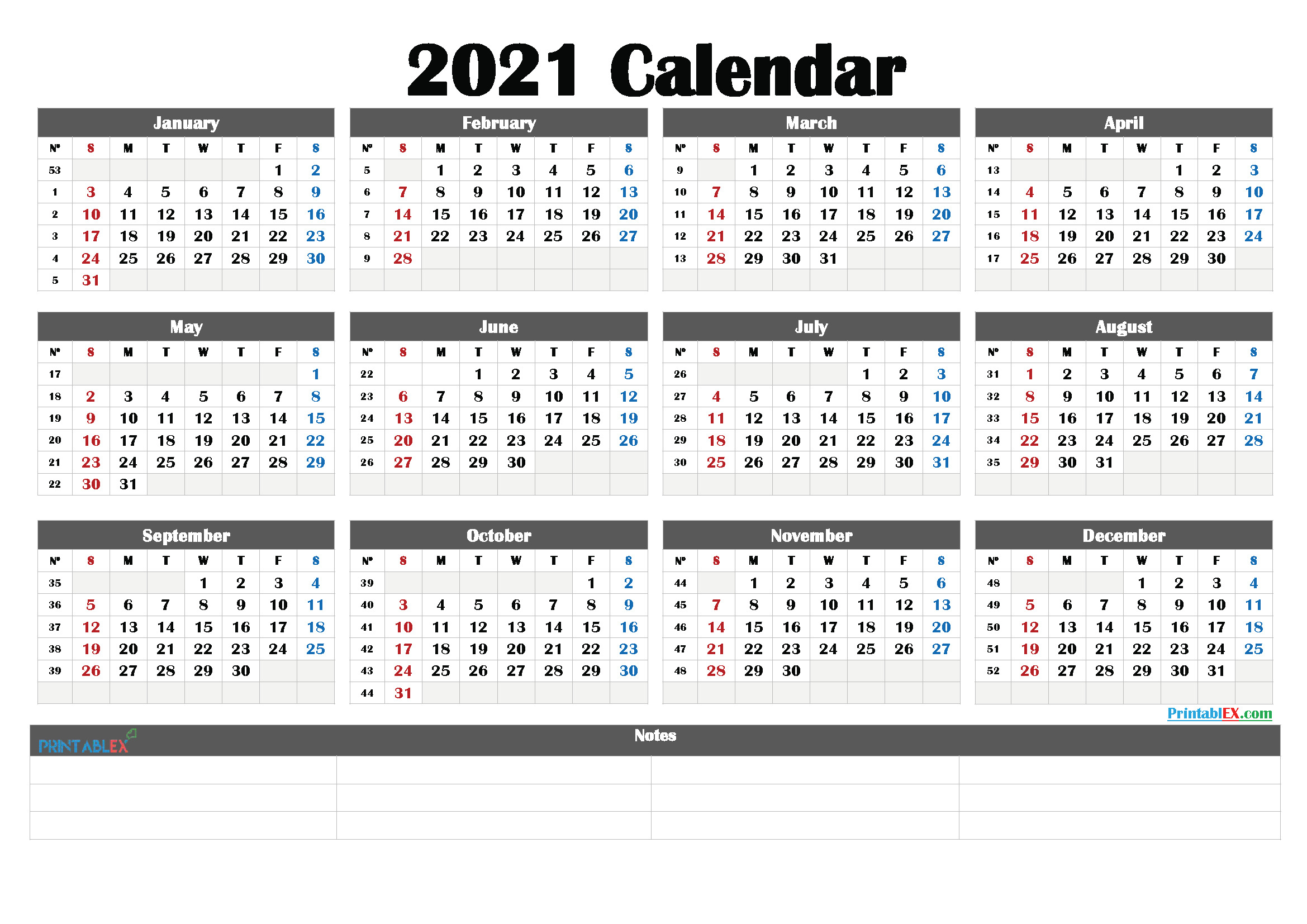 Free Editable Weekly 2021 Calendar Free Printable Weekly 