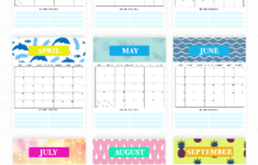 Free Monthly Calendar 2021 Printable Super Cute Style