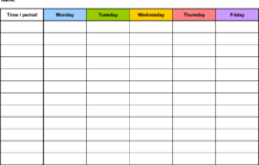 Free Printable Blank Employee Schedules Calendar