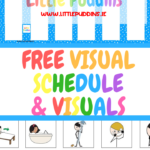 Free Printable Daily Visual Schedule Little Puddins