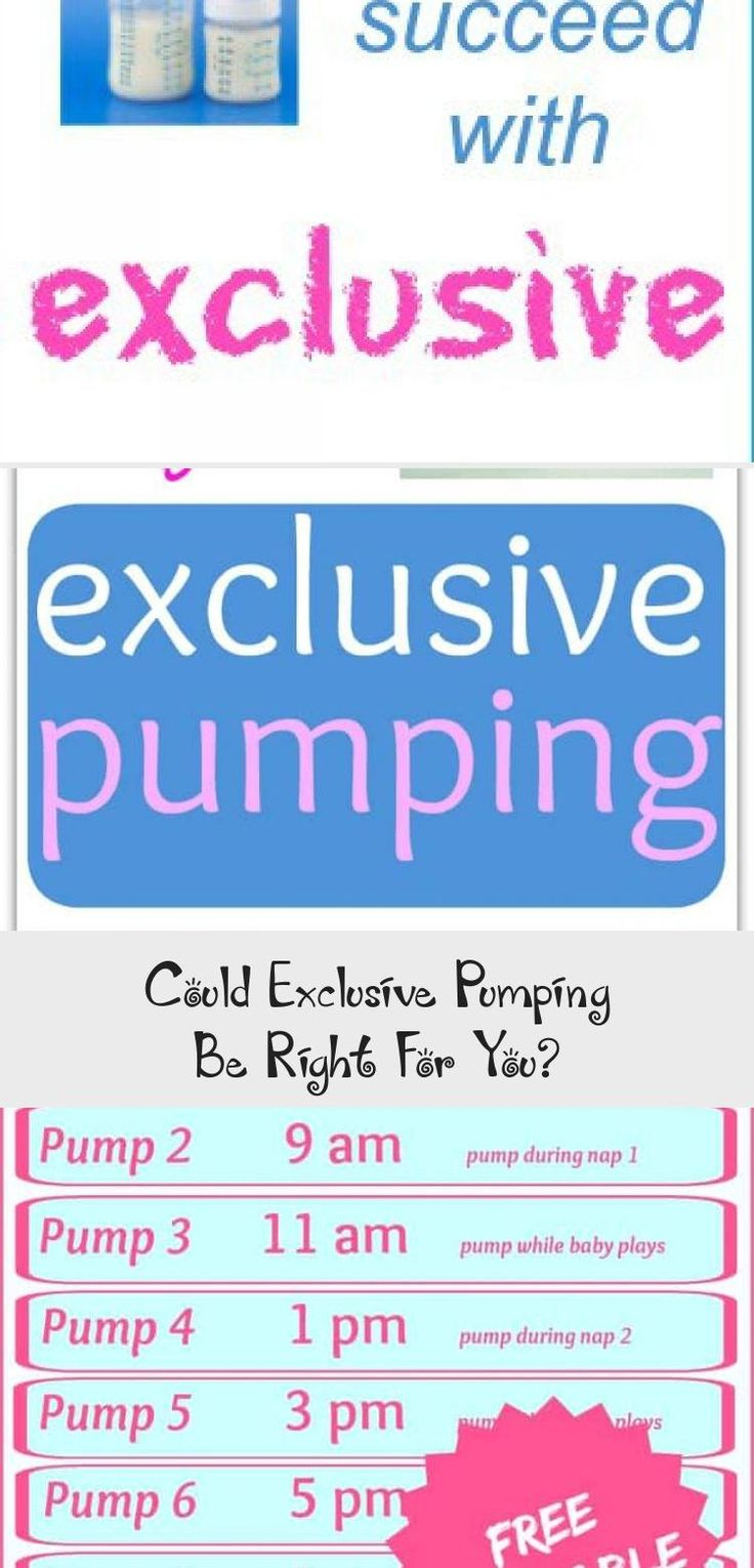 Free Printable Exclusive Pumping Schedule To Help You 