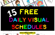 Free Visual Schedules Little Puddins Free Printables