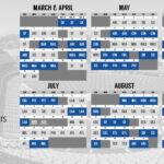 I Designed My Own Dodgers Schedule And Wanted To Share In