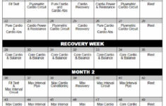 Insanity Workout Calendar Workout Calendar Insanity