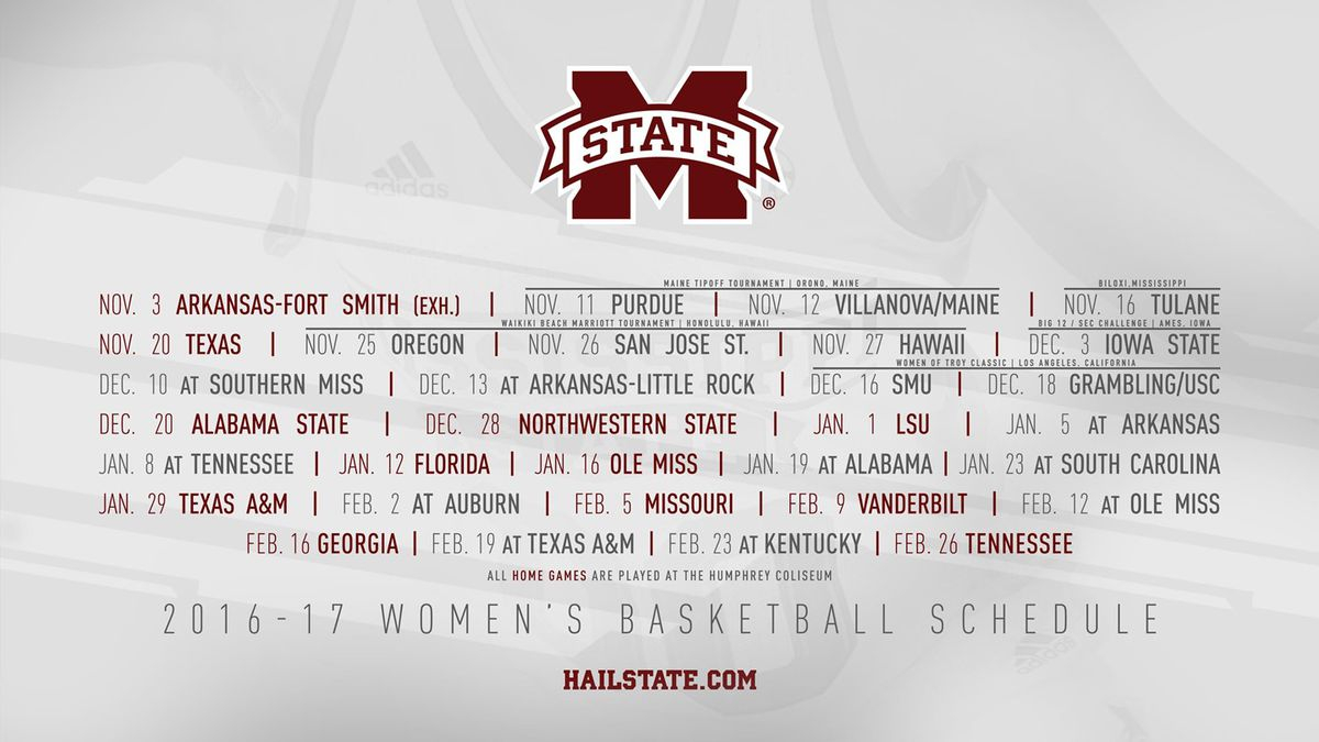 Mississippi State Releases Women s Basketball Non 
