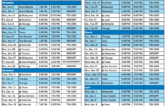 Mn Wild Schedule Printable That Are Impeccable Alma Website