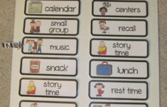 Monday Made It 4 Classroom Schedule Preschool Schedule