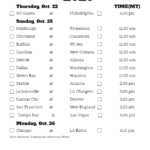 Mountain Time Week 7 NFL Schedule 2020 Printable