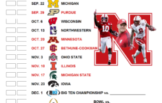 Nebraska Cornhuskers Football Schedule Examples And Forms