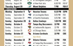 New Orleans Saints On Twitter Print The Saints Schedule