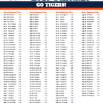 Printable 2019 Detroit Tigers Schedule Detroit Tigers