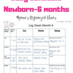Printable Baby Schedule For Newborn To 6 Months SAHM
