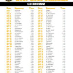 Printable Boston Bruins 2017 2018 Schedule Pittsburgh