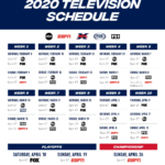 Printable Nfl Schedule 2019 2020 Season Calendar