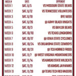 Printable Oklahoma Football Schedule 2020
