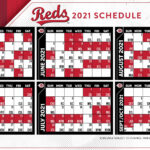 Reds Schedule 2021 Calendar 2021 Calendar