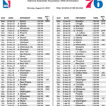 Sixers 2019 20 Schedule Open With Celtics Kawhi Leonard