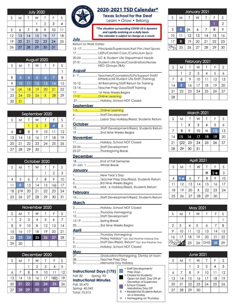Tsd Calendar 2021 Calendar 2021
