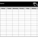 Weekly Planner Template PDF Weekly Planner Template