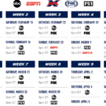 XFL 2020 Television Schedule Review