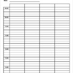 11 Daily Schedule Templates Word Excel PDF Formats