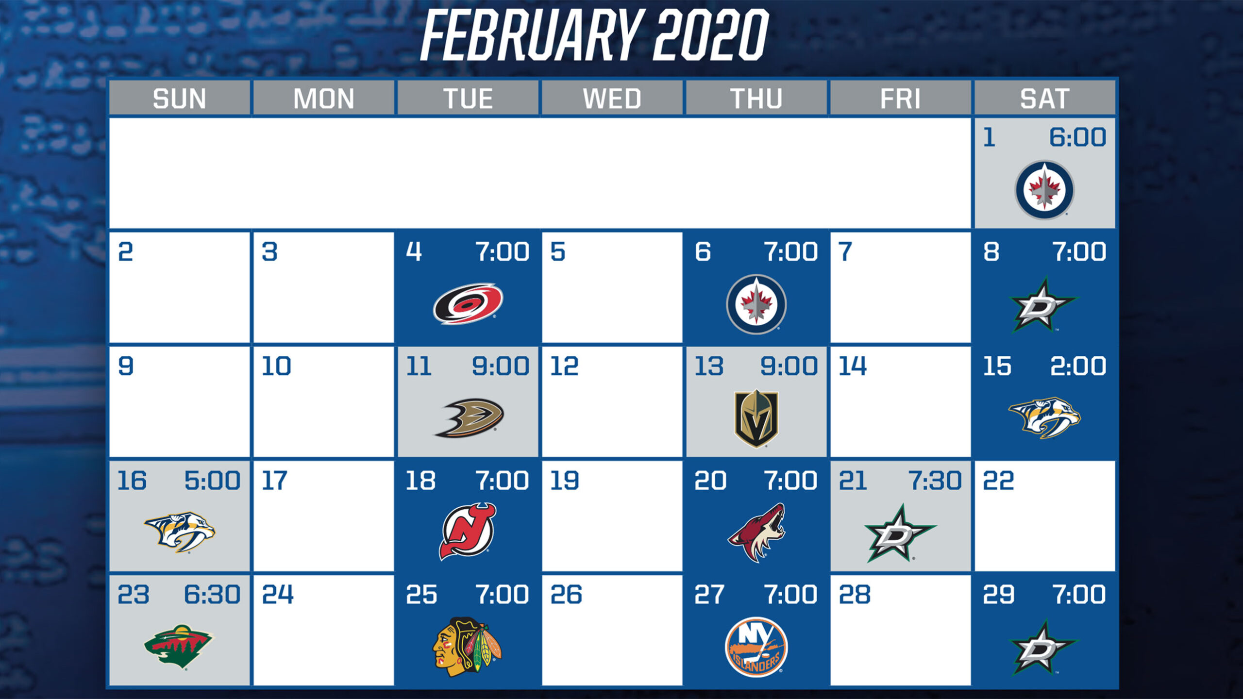 2019 20 Promotions Schedule St Louis Blues