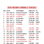 2020 2021 Arizona Cardinals Lock Screen Schedule For