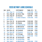 2020 2021 Detroit Lions Lock Screen Schedule For IPhone 6