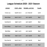 2020 2021 League Schedule Galaxy Bowl